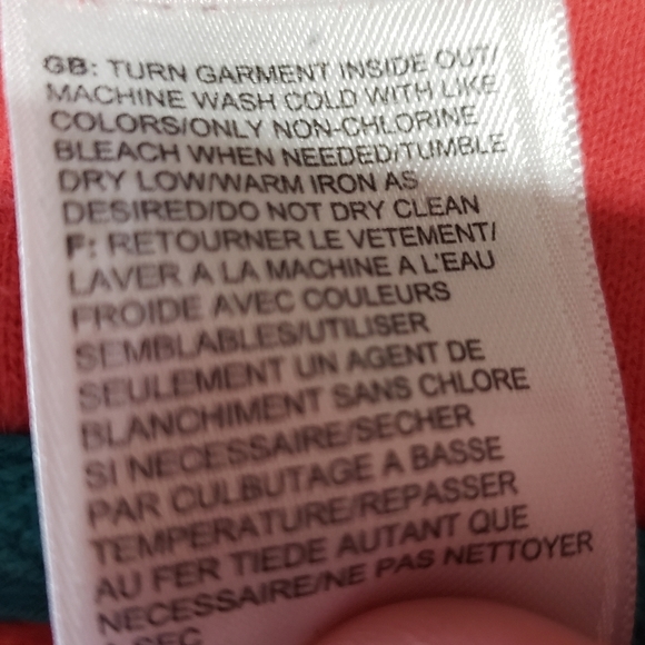 The North Face Womens XS 4 Embroidered Zip Hoodie Fleece Lined Coral Teal Jacket - Picture 13 of 15